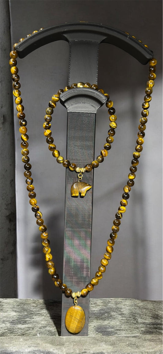 Golden Guardian Tiger Eye Set”