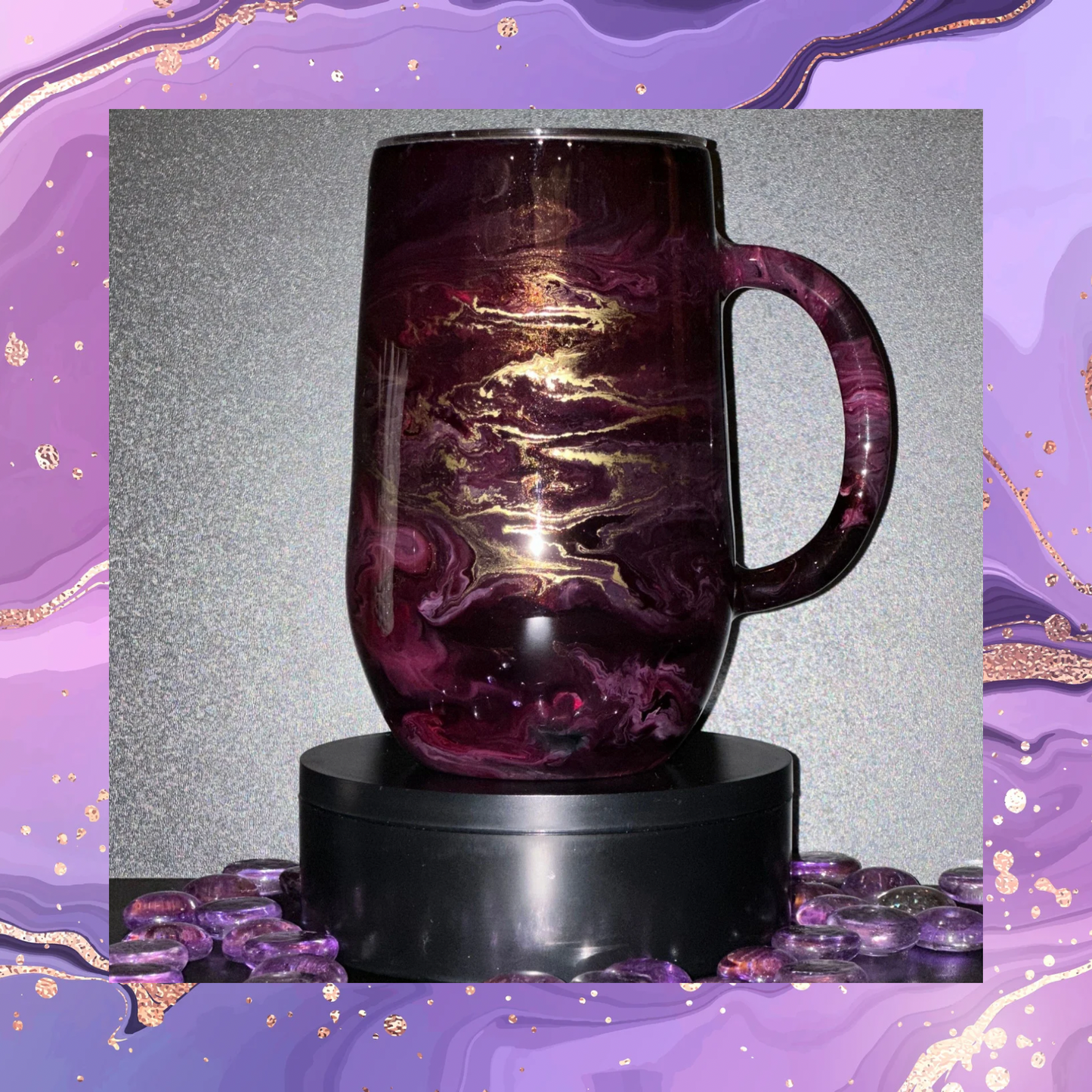 Burgundy 16oz Stemmy