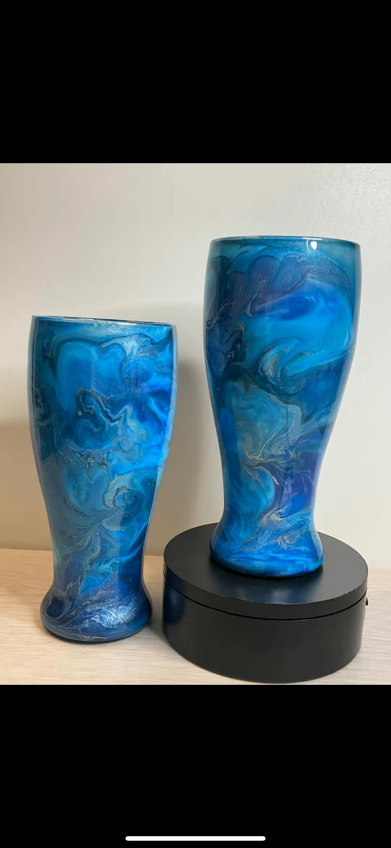 Blue Glass Twins